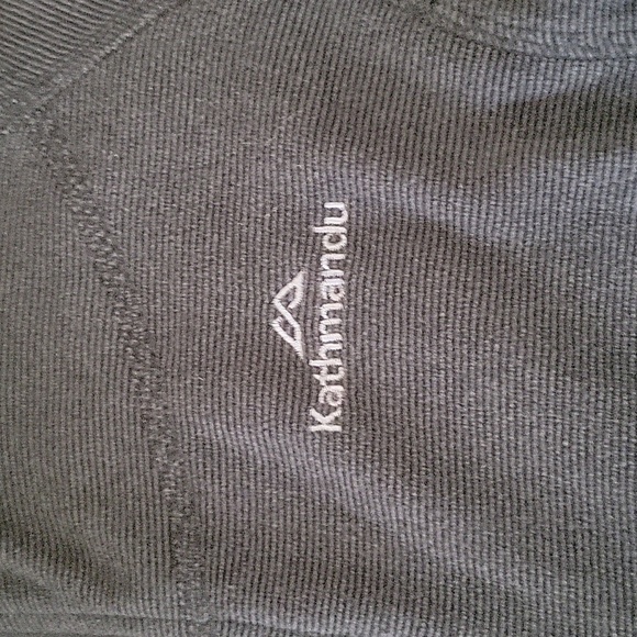 Kathmandu Polartec Altica100 Full Zip Hooded Sweatshirt Hoodie Medium Gray - Picture 2 of 8